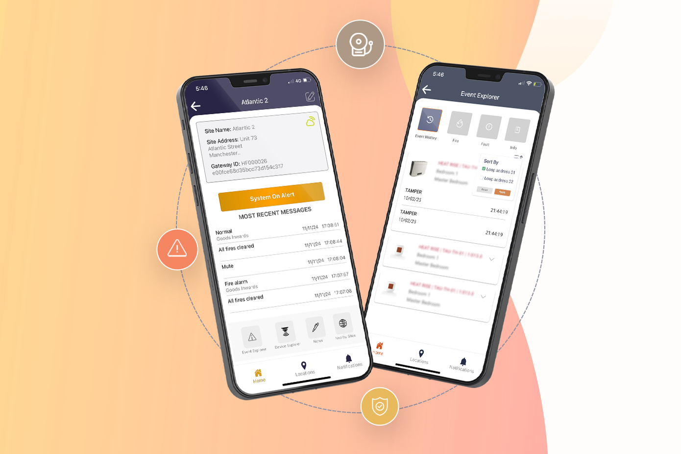 Mobile apps for fire system manufacturers